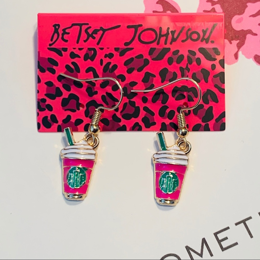 🌸 3/$30 🌸 Betsey Johnson Style - Starbucks Coffee Earrings